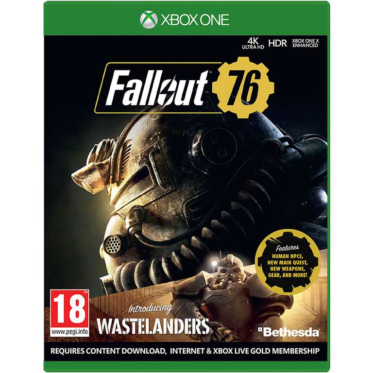 FALLOUT 76 - INCLUDES WASTELANDERS - £3.99 (or 2.99 preowned) + £4.99 Delivery @ GAME