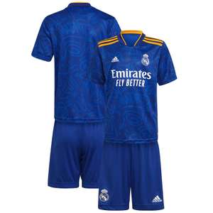 Real Madrid Away Youth Kit 2021/22 (Blue)- Shorts & Shirt - £40.91 Delivered at Kitbag