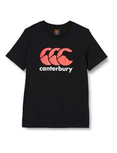 Canterbury Boy's CCC Logo T-Shirt from £5.23 (Size 10) + £4.49 (non Prime) at Amazon