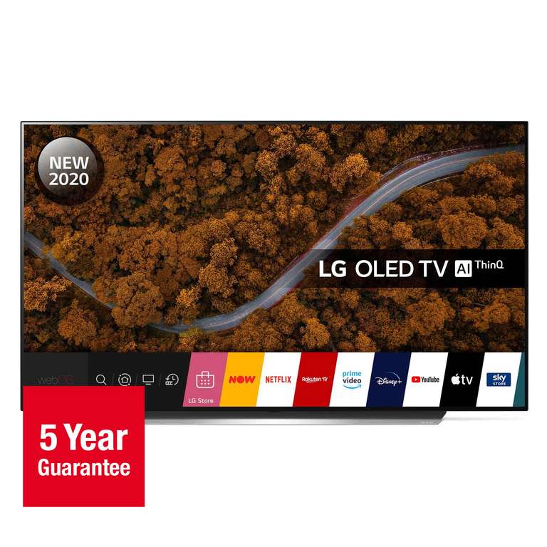 LG OLED55CX5LB 55 Inch OLED, 4K Ultra HD, HDR, Smart TV Free 5 Year Guarantee £854 @ Hughes