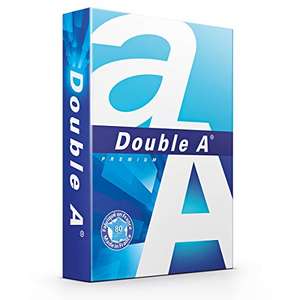 Double A, A4 Ream Paper, 80 gsm, 500 Sheets, White £2.93 prime + £4.49 non prime (Used Like New) @ Amazon Warehouse