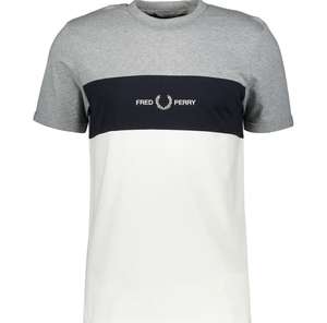 Fred Perry Men’s Grey Colour Block T Shirt £19.99 + £1.99 click and collect / £3.99 delivery @ TKMAXX
