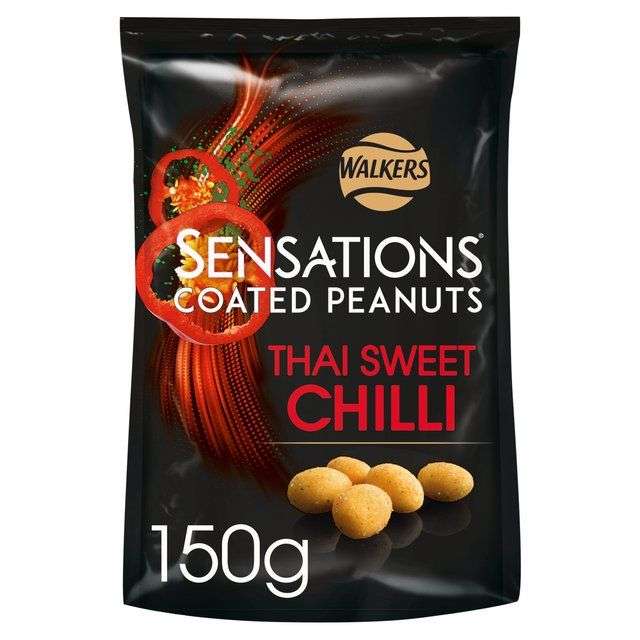 Walkers Sensations Coated Peanuts Thai Sweet Chilli 150g - £1 @ Morrisons