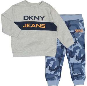 DKNY 2 piece sweatshirt and Joggers set for toddlers £12.99 (£1.99 click and collect) at TKMAXX