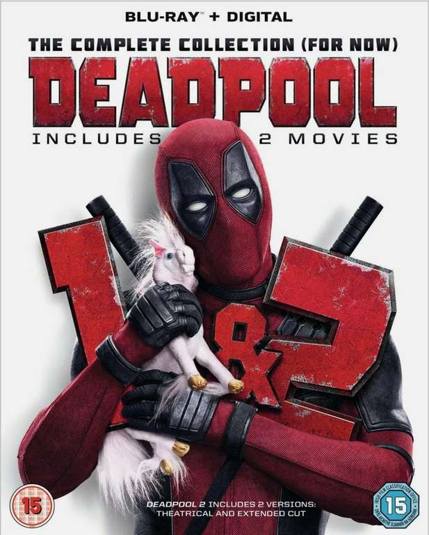 Deadpool Double Pack Blu-Ray Box Set Includes Super Duper Cut - £7.99 Delivered @ Argos / Ebay