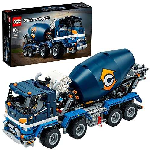 LEGO 42112 Technic Concrete Mixer Truck Toy Construction Vehicle £64.99 (Prime) + £4.49 (non Prime) at Amazon