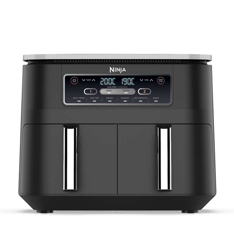 Outlet Ninja Dual Zone Airfryer (£96.70 Delivered with code FIVE4U New Customers) £96.75 + delivery @ QVC