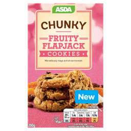 Chunky Fruity Flapjack Cookies 200g 20p @ Asda (Bootle)