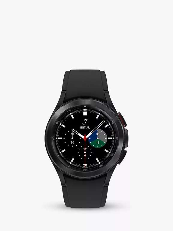 Samsung Galaxy Watch 4 Classic, Bluetooth, 42mm, Stainless Steel with Silicone Strap, Black £274 (£199 after cashback) @ John Lewis