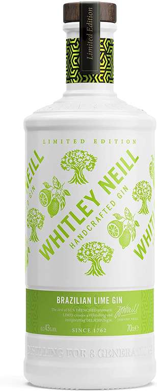 Whitley Neill Brazilian Lime Gin 70cl - £12.50 Prime / +£4.49 non Prime @ Amazon