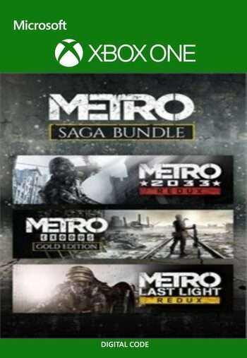 Metro Saga Bundle (Metro 2033/Last Light Redux/Exodus Gold Edition) - Xbox Argentina - £3.84 (After Using Code) @ Eneba / StoForY