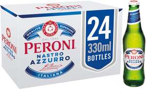 Peroni Nastro Azzurro 24x330ml Bottles £24 Free C&C @ Majestic