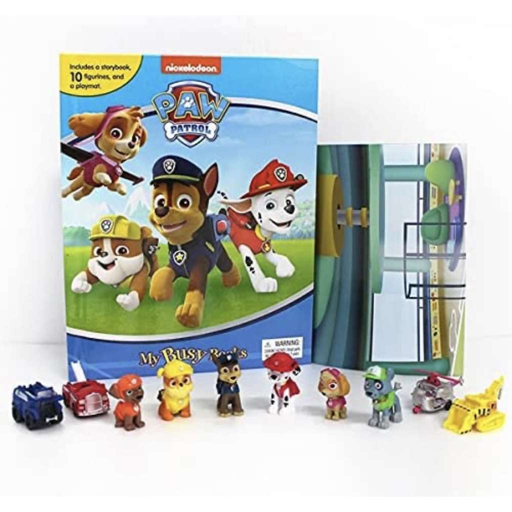 hastighed Smadre Tegn et billede Nickelodeon PAW Patrol My Busy Book - £6 (+£4.49 Non-Prime) @ Amazon -  hotukdeals