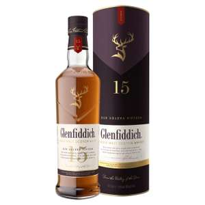 Glenfiddich 15 Year Old Single Malt Scotch Whisky 70cl - £35 @ Morrisons
