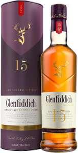Glenfiddich 15 Year Old Single Malt Scotch Whisky – 70 cl - £35 @ Amazon