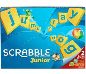 Mattel Games Scrabble Junior, Children Board Game £13.99 (+£4.49 non prime) @ Amazon