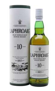 Laphroaig Single Malt Whisky 10Yr 70Cl - £28 Clubcard Price @ Tesco