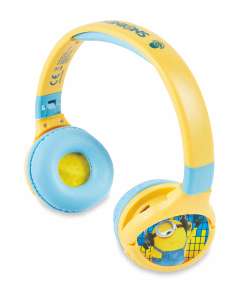 Minions Bluetooth Headphones for kids (85 dB, BT and wired, Lexibook brand) £12.99 + £2.95 delivery @ Aldi
