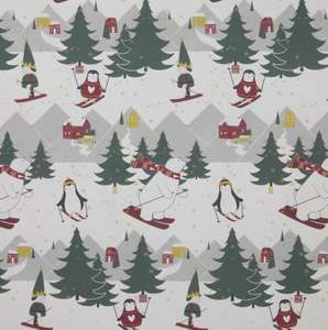 Christmas wrapping paper, 4m, click and collect, 4 designs - 64p (With Code) - Free Collection @ B&Q