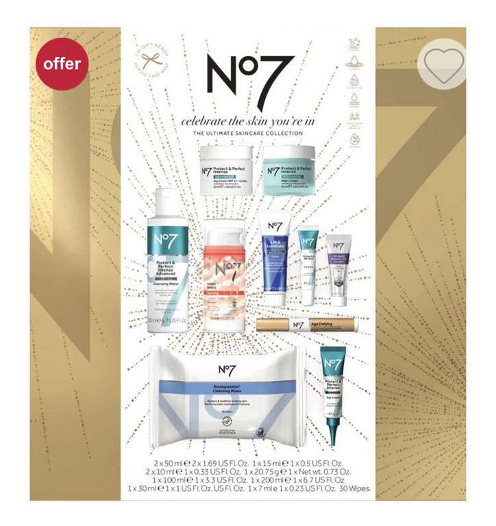 No7 The Ultimate Skincare Collection £35 with code free delivery Boots