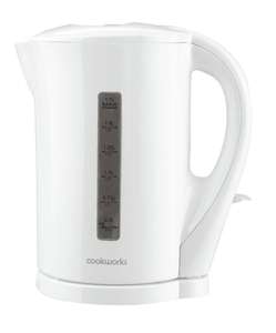 Cookworks Plastic Kettle - White, £6.50 (Free click and collect) at Argos