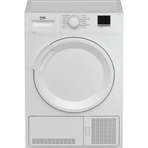 Beko DTLCE70051W White Freestanding Condenser Tumble dryer, 7kg £144 with code @ B&Q - click & collect