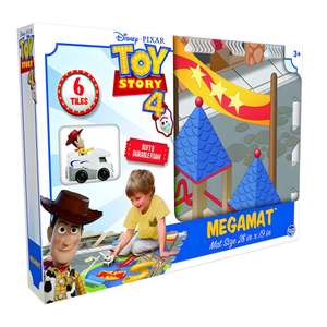 Toy Story 4 6 Piece Tile Megamat With Woody Character Vehicle For Kids £5.76 delivered @ Toptoys2u