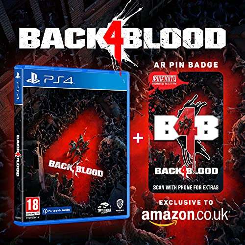 Back 4 Blood Game (PS4 / XBox) Amazon UK exclusive: Includes AR Badge - £24.99 @ Amazon