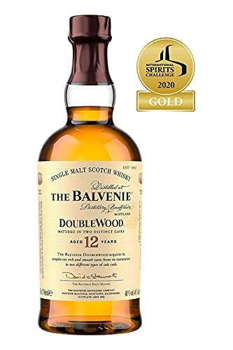 The Balvenie Double Wood 12 Year Old Single Malt Scotch Whisky 70 cl - £37.95 / £36.05 with S&S @ Amazon