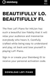 Free LOFI piano VST for HALion