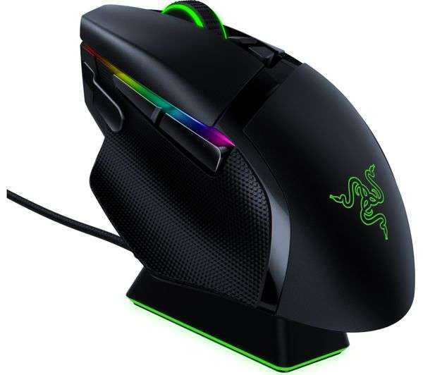 Razer Basilisk Ultimate Wireless Optical Gaming Mouse + Charging Dock - 20,000 DPI, 11 buttons - £59.99 with code @ Currys