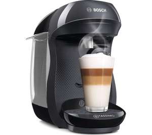 Bosch TAS1002GB Tassimo Happy Pod Coffee Machine - Black, £24.99 with code (Free Click & Collect / £4.99 Delivery) at Robert Dyas