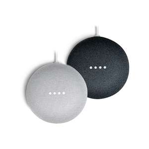 Google Nest Mini Smart Speaker With Google Assistant - Chalk & Charcoal Colours - £17.10 With Code & Free Collection @ Argos
