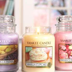 Large Yankee Candle jars - £12.50 each or 3 for £30 @ Hallmark Outlet Freeport
