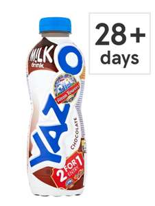 Yazoo Chilled (Various) Flavoured Milkshake 400Ml with 2-4-1 Entry to Altons Tower & Thorpe Park - 50p with Clubcard @ Tesco