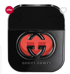1/2 Price Gucci Guilty Black For Her Eau de Toilette 50ml £27.50 With Code Delivered @ Boots