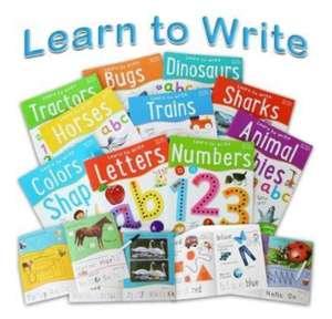 Wipe Clean Learn To Write 10 Books Collection Set For Children Letters Numbers £10 + £2.99 delivery @ Books4people