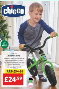 Chicco Balance Bike (From 16 Dec) - £24.99 @ LIDL