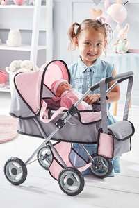 11-in-1 Dolls Pram, Baby Doll and Accessories - £5 (Free Delivery) with code @ Studio