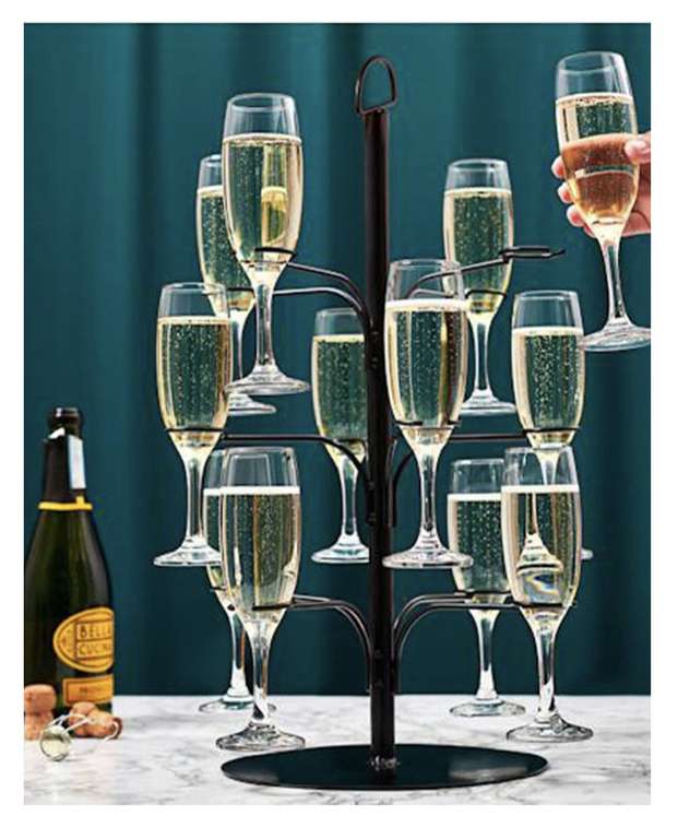 The Bottle Club Cocktail Glass Tree (12 Arms) - £37.59 + £4.59 Delivery (With Code) @ The Bottle Club