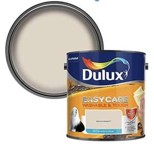 Dulux 403201 Easycare Washable & Tough Matt Emulsion Paint For Walls And Ceilings - Natural Hessian 2.5L - £13.04 (+£4.49) @ Amazon
