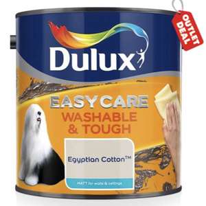 Dulux Tough Washable 2.5 litre Egyptian cotton plus more colours - £8.04 @ ITS
