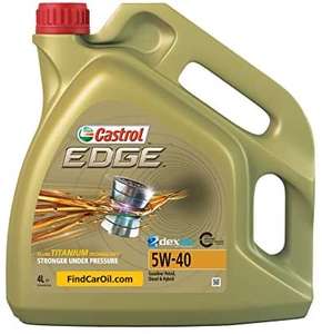 Castrol 1535F3 EDGE 5W-40 Engine Oil 4L - £23.96 @ Amazon