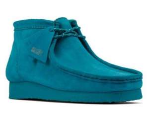 Clarks Wallabee Boot Teal Suede £75 @ Clarks Outlet