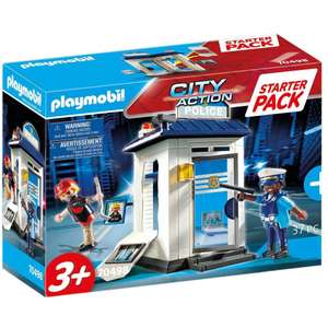 Playmobil 70498 City Action Police Station Large Starter Pack £9.80 delivered (+£4.99 non prime) @ Amazon