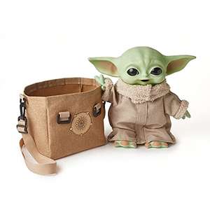 Star Wars The Child Plush Toy, 11-in Yoda Baby Figure with Carrying Satchel from The Mandalorian- £20.99 @ Amazon