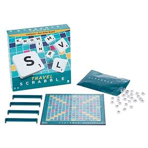 Scrabble CJT11 Travel Game £9 Prime (+£4.49 Non-Prime) @ Amazon
