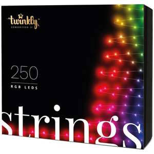Twinkly Smart RGB LED Christmas String Lights Gen II - £250 LED's £68.94 @ Mobilefun