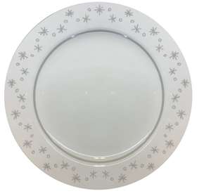 Silver Snowflake Dinner Plate £1.75 @ Morrison (Leicester)