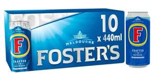 Foster's Lager Beer Cans 10 x 440ml - 3 for £18.99 @ Morrisons